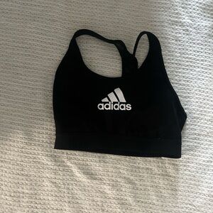 Adidas Black Racerback Bra